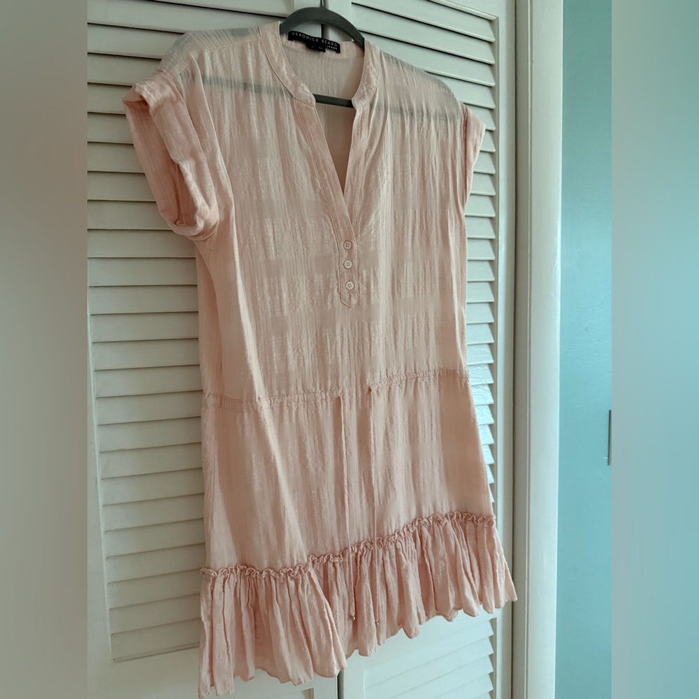 Veronica Beard Hanne Dress Blush Pink Size Medium